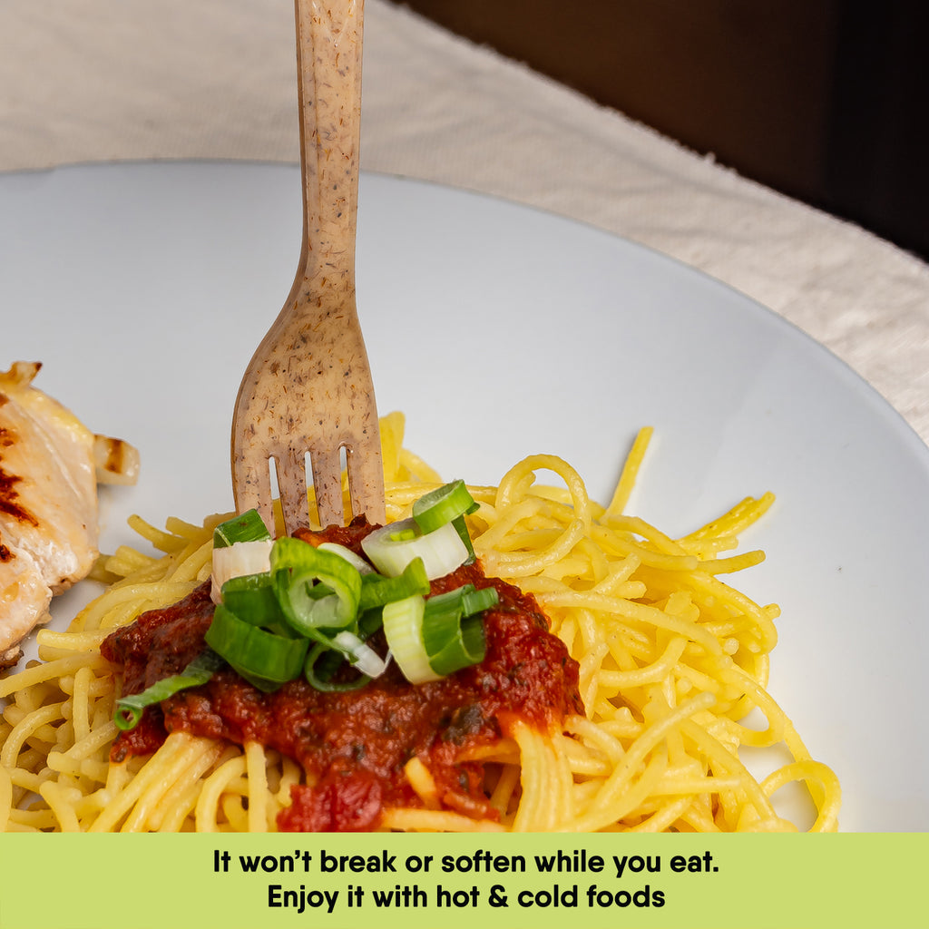 Biodegradable Veggie Forks - The Veggie Straws