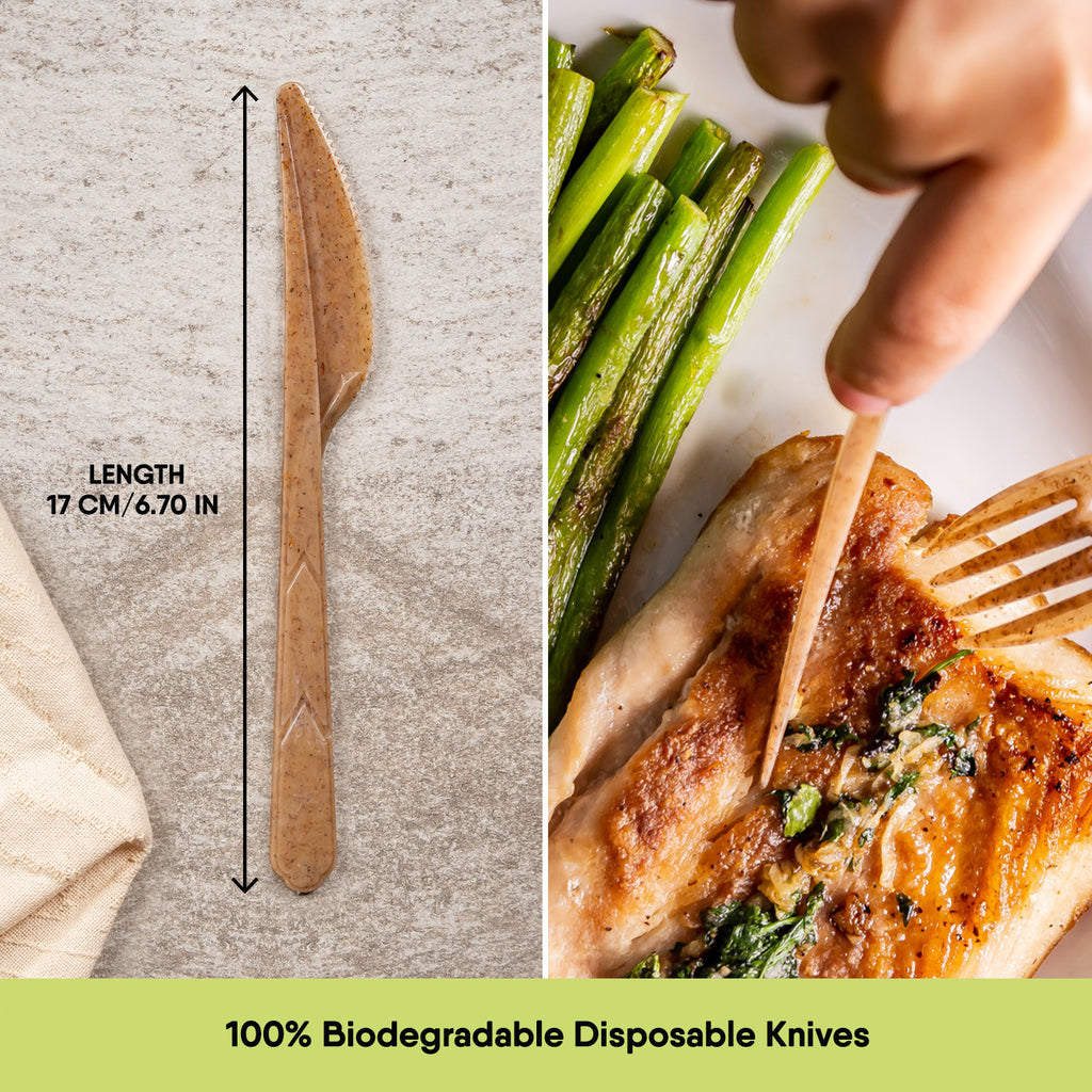 Biodegradable Veggie Knives - The Veggie Straws