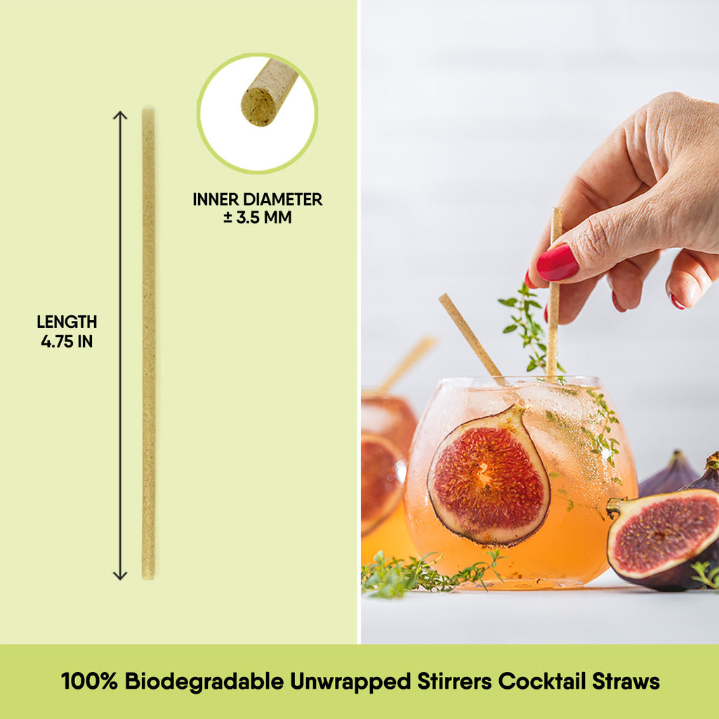 Biodegradable Stirrers -  Unwrapped Veggie Stirrers